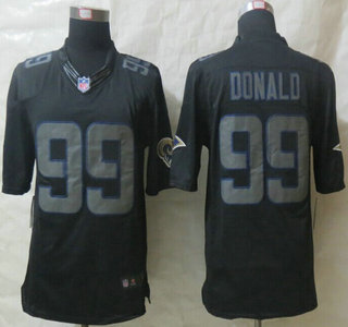 Nike St. Louis Rams #99 Aaron Donald Impact Limited Black Jersey