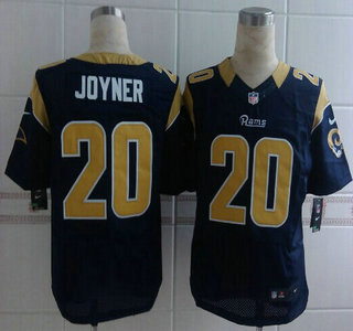 Nike St Louis Rams #20 Lamarcus Joyner Elite Navy Blue NFL Jersey