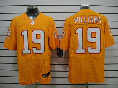 Nike Tampa Bay Buccaneers 19 Mike Williams Yellow 2012 Nike NFL Elite Jersey