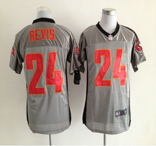 Nike Tampa Bay Buccaneers #24 Darrelle Revis Grey Elite Jersey
