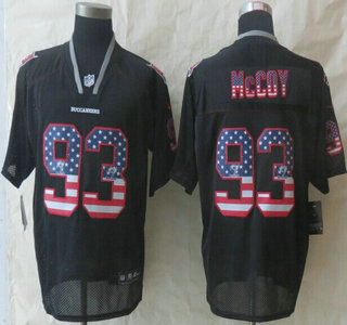Nike Tampa Bay Buccaneers #93 Gerald McCoy 2014 USA Flag Fashion Black Elite Jersey