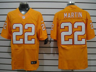 Nike Tampa Bay Buccaneers 22 Doug Martin Yellow 2012 Nike NFL Elite Jersey