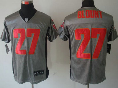 Nike Tampa Bay Buccaneers 27 LeGarrette Blount Grey Shadow NFL Jerseys