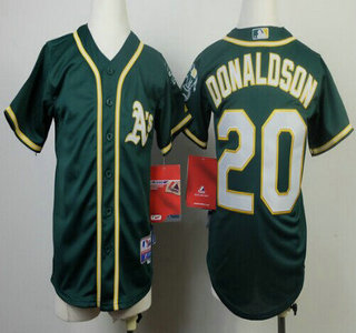 Oakland Athletics #20 Josh Donaldson 2014 Green Kids Jersey