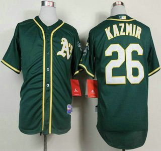 Oakland Athletics #26 Scott Kazmir 2014 Green Jersey