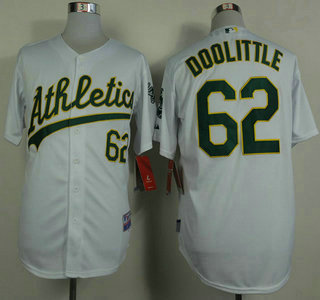 Oakland Athletics #62 Sean Doolittle 2014 White Jersey