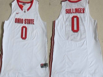 Ohio State Buckeyes 0 Jared Sullinger White Jersey