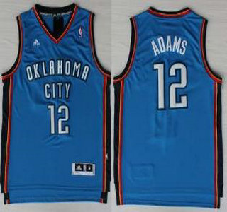 Oklahoma City Thunder #12 Steven Adams Blue Revolution 30 Swingman NBA Jersey