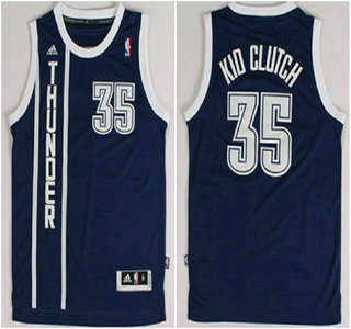 Oklahoma City Thunder #35 Kevin Durant kidclutch Nickname Blue Revolution 30 Swingman Jersey