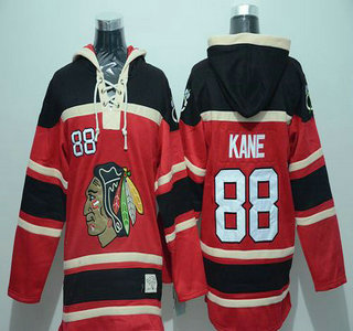 Old Time Hockey Chicago Blackhawks #88 Patrick Kane Red Hoodie
