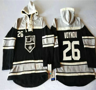 Old Time Hockey Los Angeles Kings #26 Slava Voynov Black Hoody