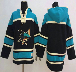 Old Time Hockey San Jose Sharks Blank Black Hoody