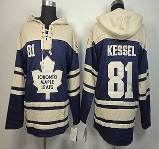 Old Time Hockey Toronto Maple Leafs #81 Phil Kessel Navy Blue Hoody