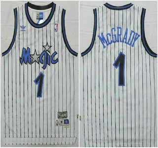 Orlando Magic 1 Penny Hardaway White Swingman Throwback Jersey