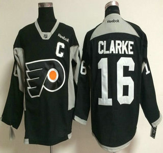Philadelphia Flyers #16 Bobby Clarke 2014 Training Black Jersey
