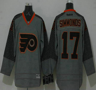Philadelphia Flyers #17 Wayne Simmonds Charcoal Gray Jersey