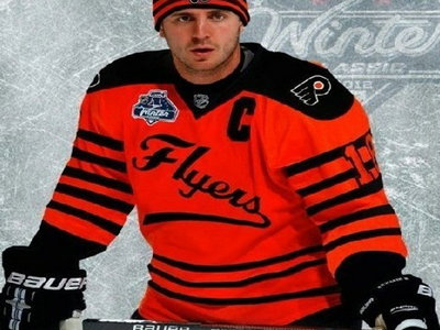 Philadelphia Flyers 18 Richard 2012 Red Winter Classic Jersey