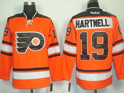 Philadelphia Flyers 19 Scott Hartnell 2012 Winter Classic Orange Jersey
