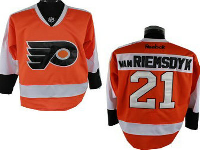 Philadelphia Flyers 21 James van Riemsdyk Orange Jersey