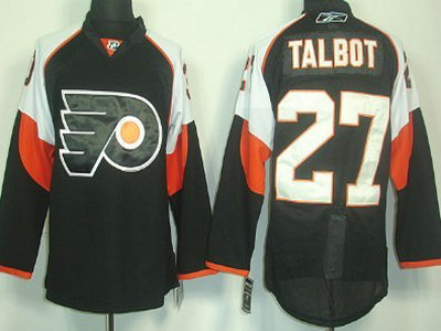 Philadelphia Flyers 27 Maxime Talbot Black Jersey