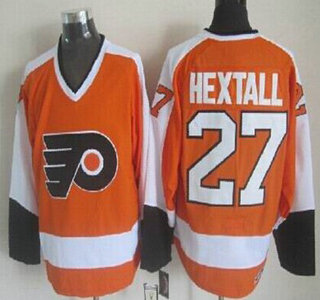 Philadelphia Flyers #27 Ron Hextall Orange Jersey