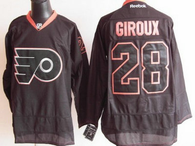 Philadelphia Flyers 28 Claude Giroux 2012 Black Ice Jersey