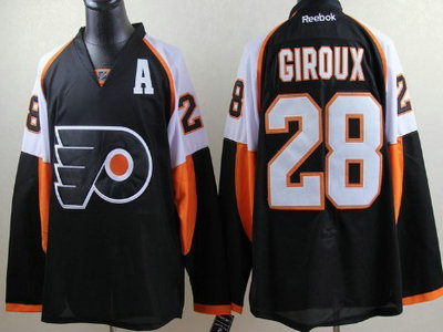 Philadelphia Flyers 28 Claude Giroux Black Jersey