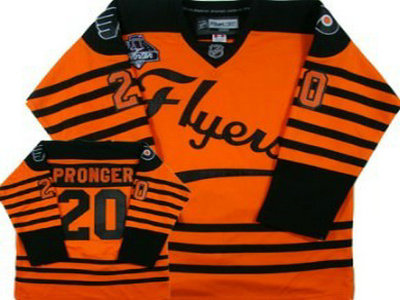 Philadelphia Flyers 20 Prongrt 2012 Winter Classic Orange Jersey