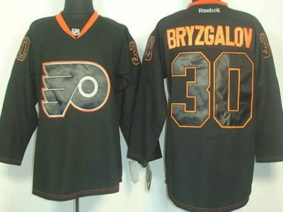 Philadelphia Flyers 30 IIya Bryzgalov 2012 Black Ice Jersey