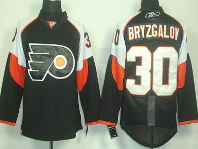 Philadelphia Flyers 30 IIya Bryzgalov Black Jersey