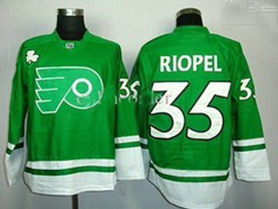 Philadelphia Flyers 35 Riopel Green Jersey