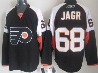 Philadelphia Flyers 68 Jagr Black Jersey