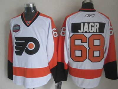 Philadelphia Flyers 68 Jagr White Jersey