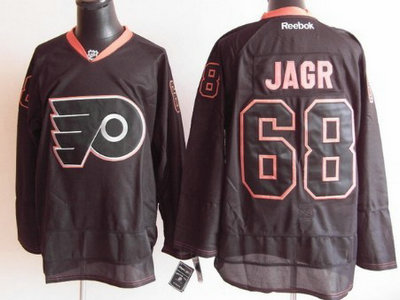 Philadelphia Flyers 68 Jaromir Jagr 2012 Black Ice Jersey