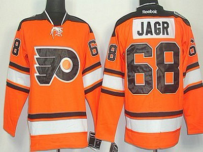 Philadelphia Flyers 68 Jaromir Jagr 2012 Winter Classic Orange Jersey