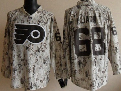 Philadelphia Flyers 68 Jaromir Jagr White Camo Jersey