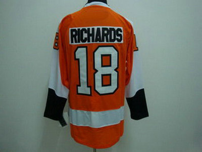 Philadelphia Flyers 18 Mike Richards orange