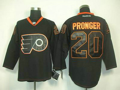 Philadelphia Flyers 20 Chris Pronger black ice Premier Jersey