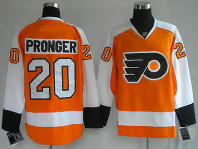 Philadelphia Flyers 20 PRONGER Orange Jerseys