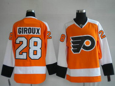 Philadelphia Flyers 28 GIROUX Orange Jerseys