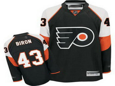 Philadelphia Flyers 43 Martin Biron Premier Home Jersey