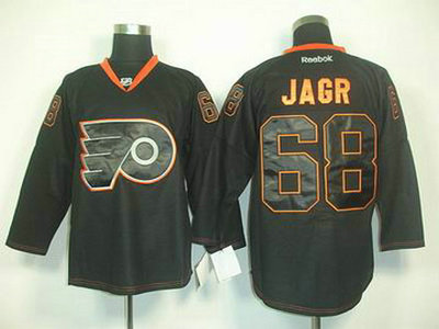 Philadelphia Flyers 68 JAGR black ice Premier Jersey