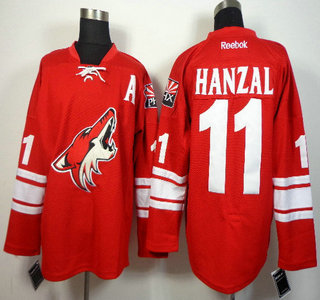 Phoenix Coyotes #11 Martin Hanzal Red Jersey