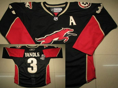 Phoenix Coyotes 3 Yandle Black Jersey