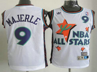 Phoenix Suns 9 Dan Majerle 1994 95 All Star White Jerseys