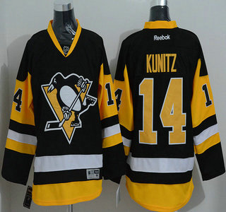 Pittsburgh Penguins #14 Chris Kunitz Black Jersey