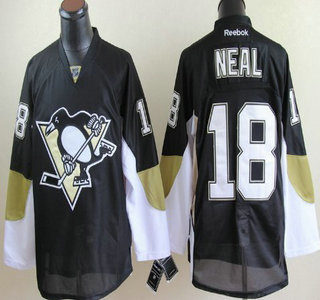 Pittsburgh Penguins 18 James Neal Black Jersey