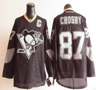 Pittsburgh Penguins 87 Sidney Crosby 2012 Black Ice Jersey