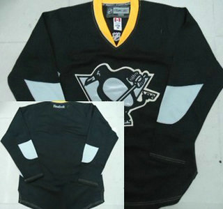 Pittsburgh Penguins Blank 2012 Black Ice Jersey