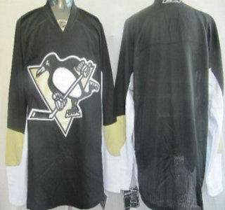 Pittsburgh Penguins Blank Black Jersey
